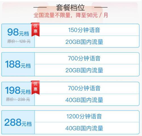 4G流量随心卡套餐17版：流量更省价格更优