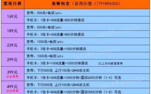 电信500m宽带一年多少钱？