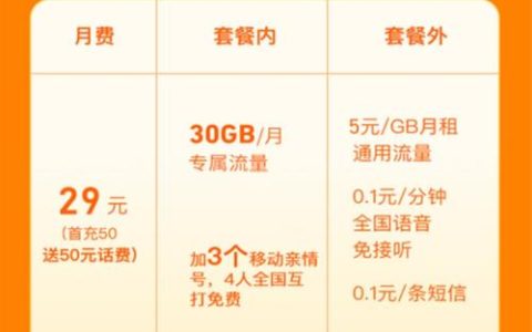 移动宝藏卡59元套餐怎么样？