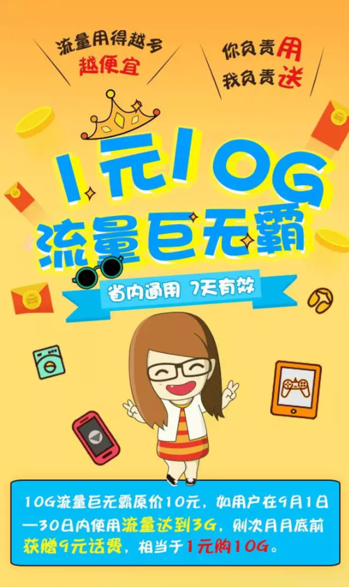 联通29元103G全国通用流量卡，适合经常上网的用户