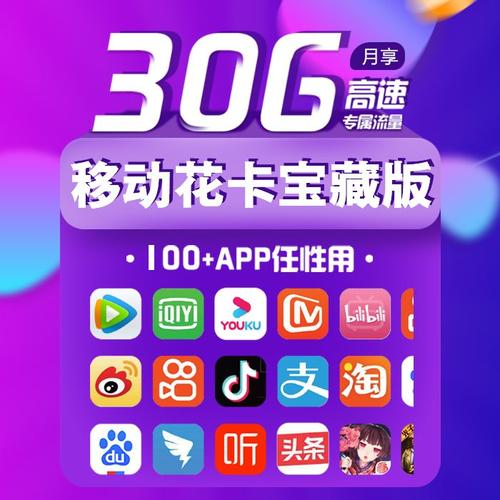 19元移动花卡宝藏版：100分钟通话，100+热门APP免流